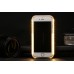 Samsung Galaxy S6 Edge Plus - LED Light illuminated Dimmable Selfie Flash Matte Hard Phone Cover Case - Black
